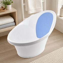 Baby Bath Tub with Backrest and Bum Bump Support
