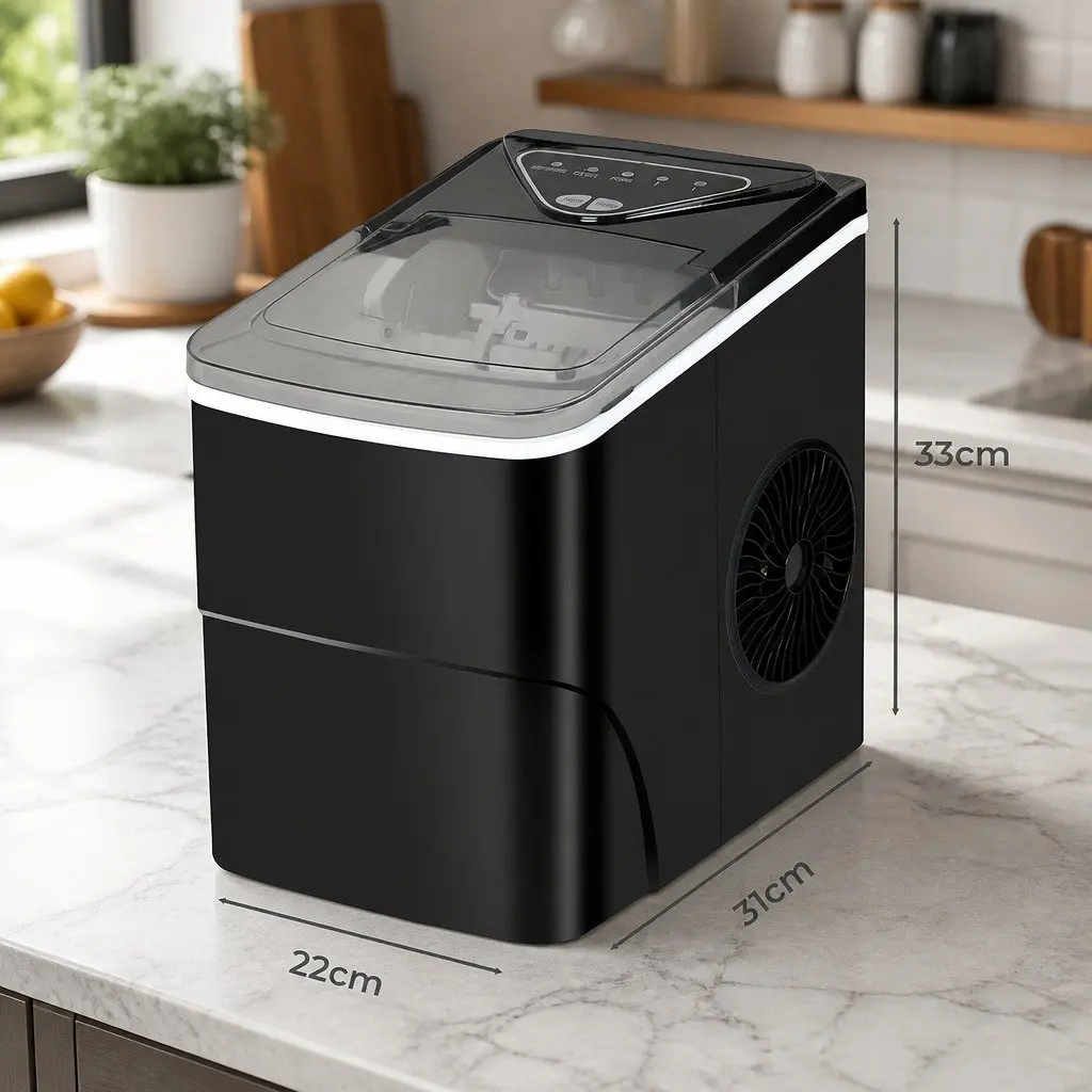 Countertop Ice Maker with Self-Clean Feature