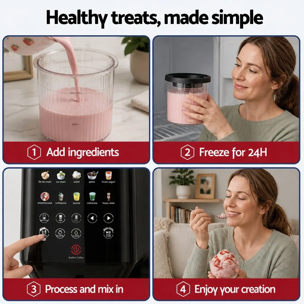 10-in-1 Ice Cream Maker for Homemade Gelato