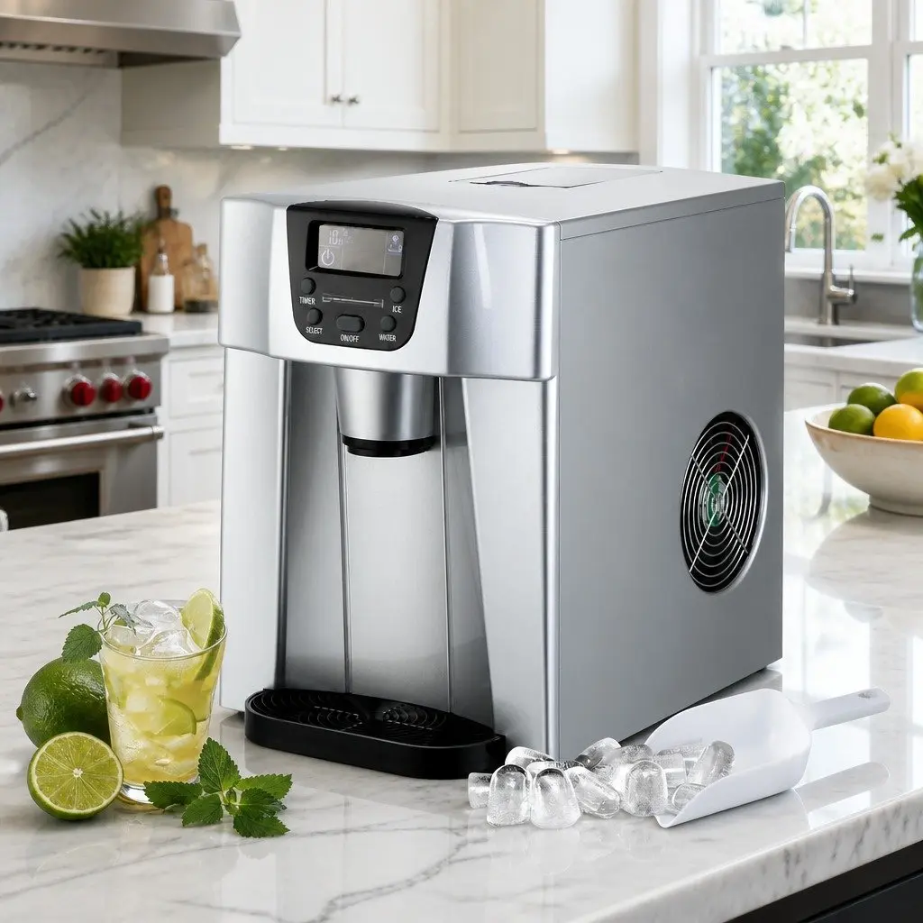 Portable Ice Maker with 2L Water Tank