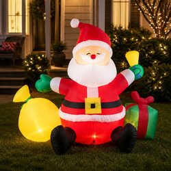 Christmas Inflatable Outdoor Decoration with LED Lights
