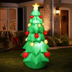 Sturdy Inflatable Christmas Tree 2.5M with LED Lights