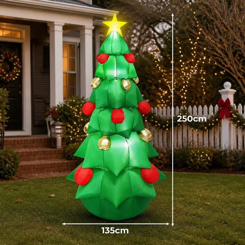 Inflatable Christmas Tree 2.5M with LED Lights