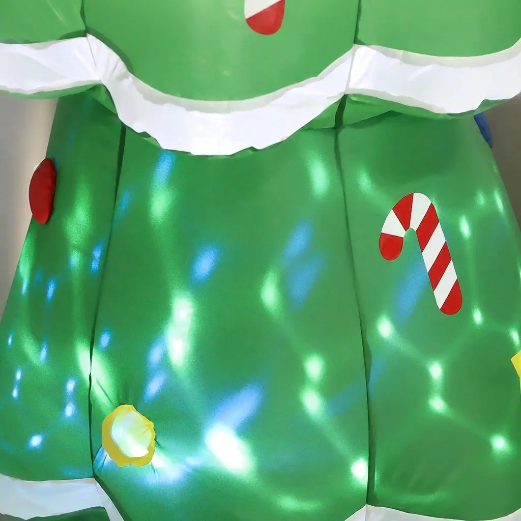 Inflatable Christmas Tree 1.5M LED Flashing Lights Musical Outdoor Garden