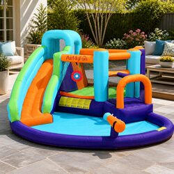 Durable Inflatable Water Park with Slide and Accessories