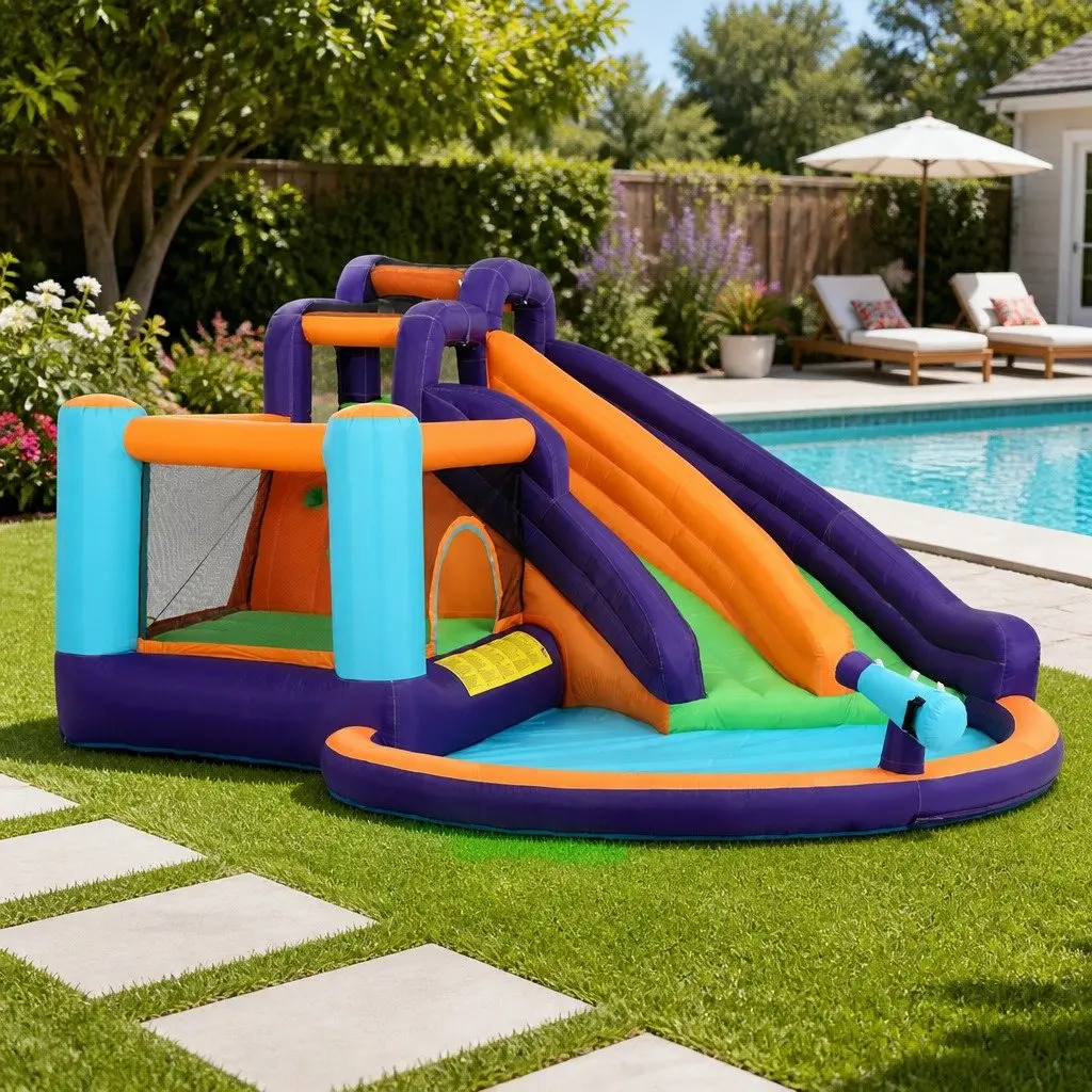 Inflatable Water Slide for Kids' Outdoor Fun