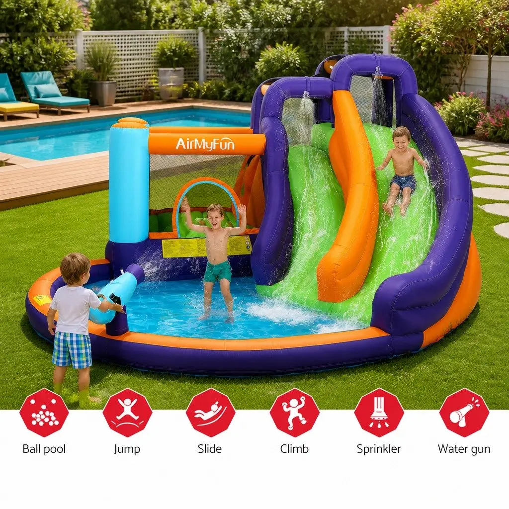 Inflatable Water Slide for Kids' Outdoor Fun