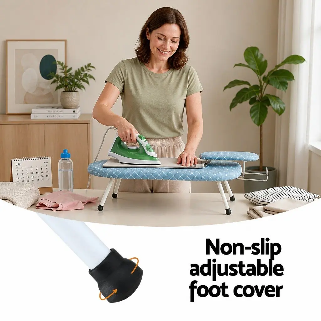 Folding Tabletop Ironing Board with Sleeve Board
