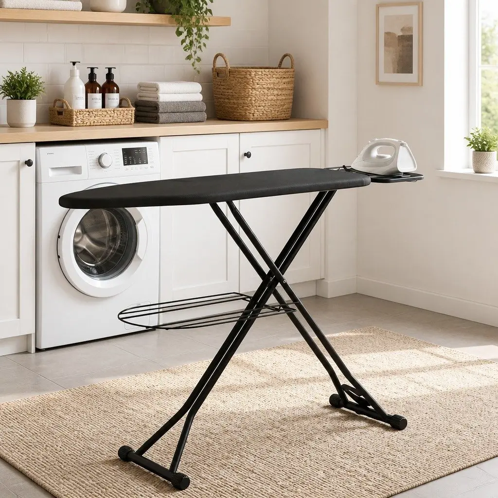 Heavy Duty Foldable Ironing Board with Adjustable Height