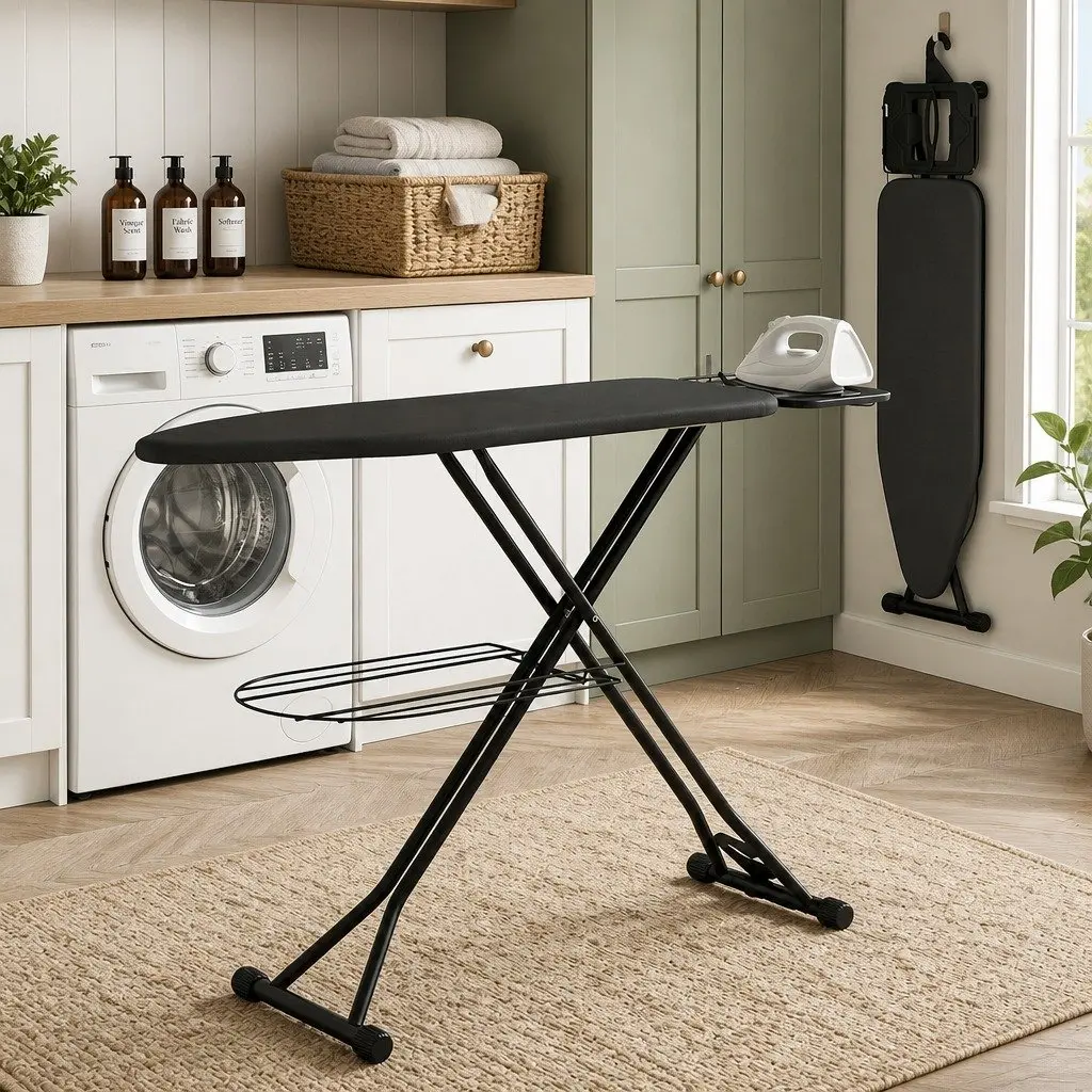 Heavy Duty Foldable Ironing Board with Adjustable Height