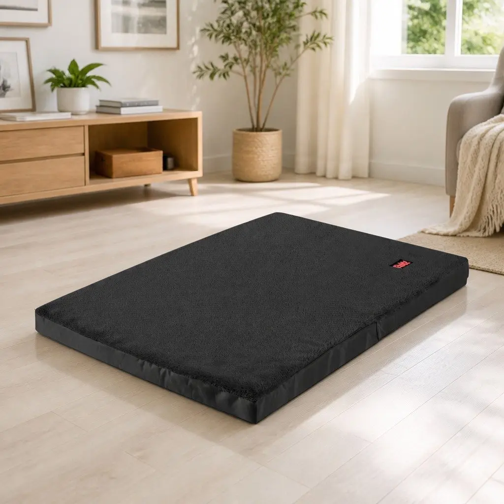 Foldable Pet Bed with Plush Foam Support