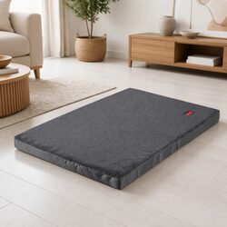 Durable Foldable Pet Bed for Dogs and Puppies in Grey