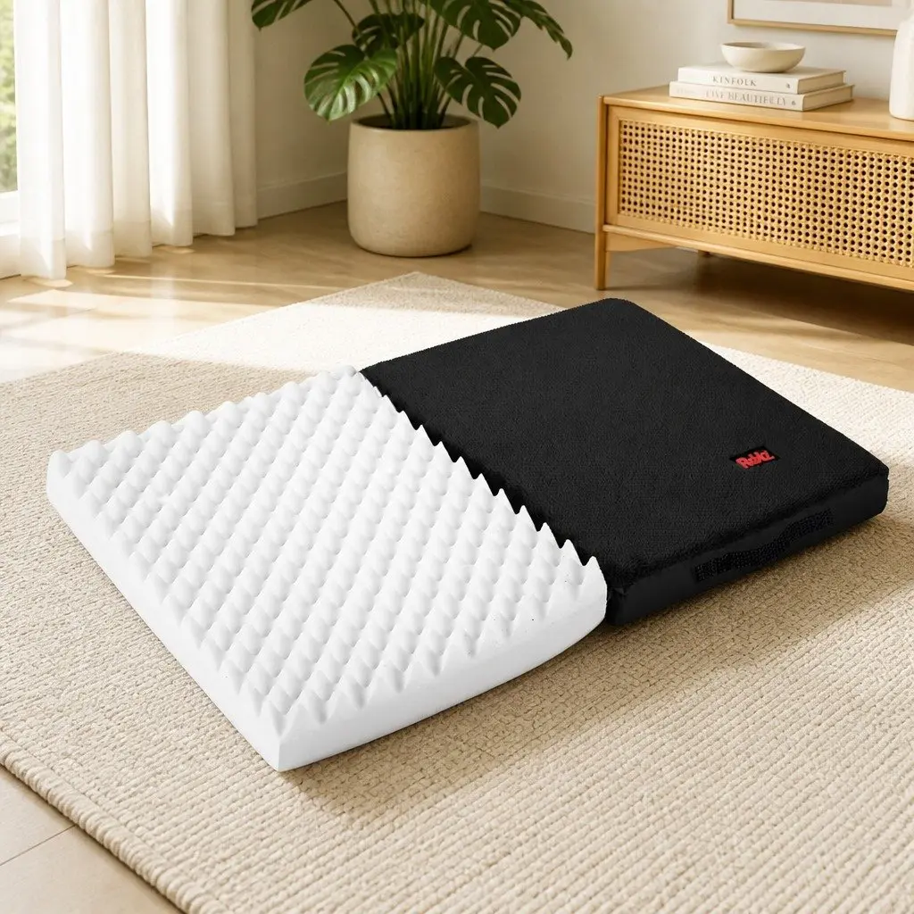 Foldable Pet Bed Polyester Medium Black