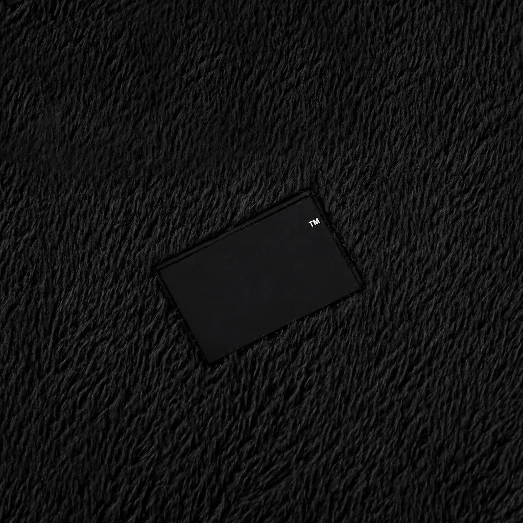 Foldable Pet Bed Polyester Medium Black