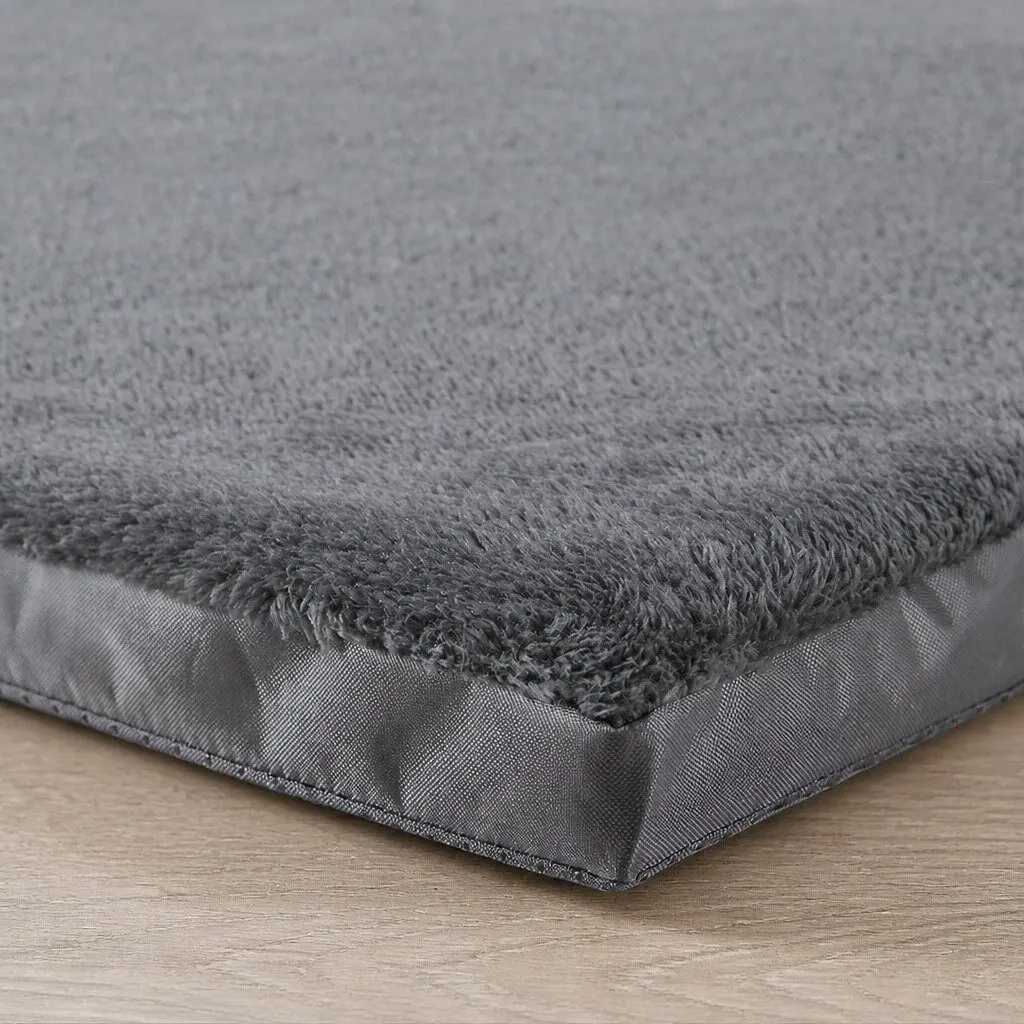 Pet Bed Polyester Foam XX-Large Grey Foldable Dog Puppy Mattress