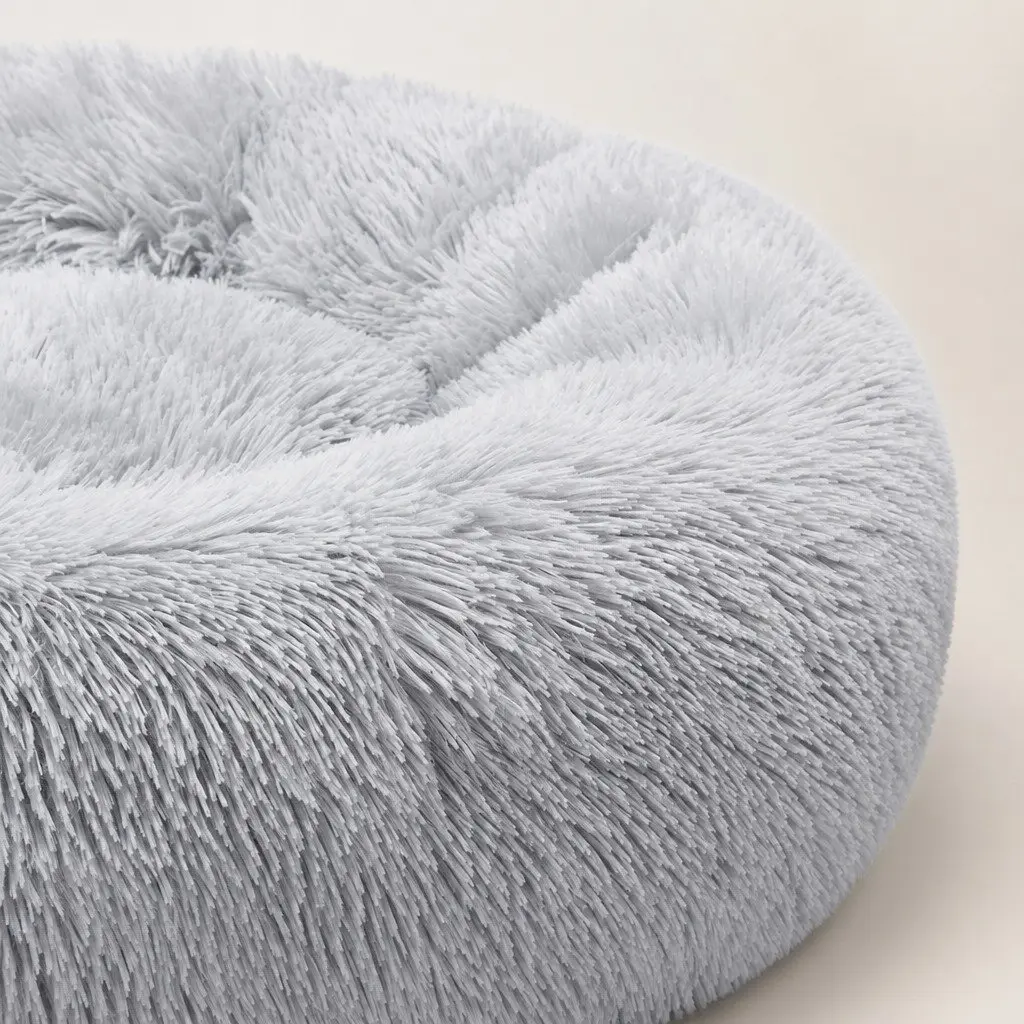 Donut Pet Bed Calming Dog Beds Plush Mattress Bedding Small S Size Comfortable
