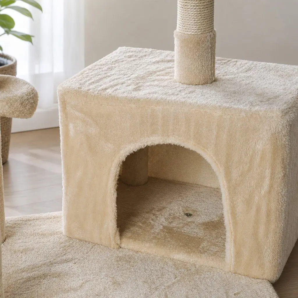 Multi-Level Cat Tree with Plush Platforms