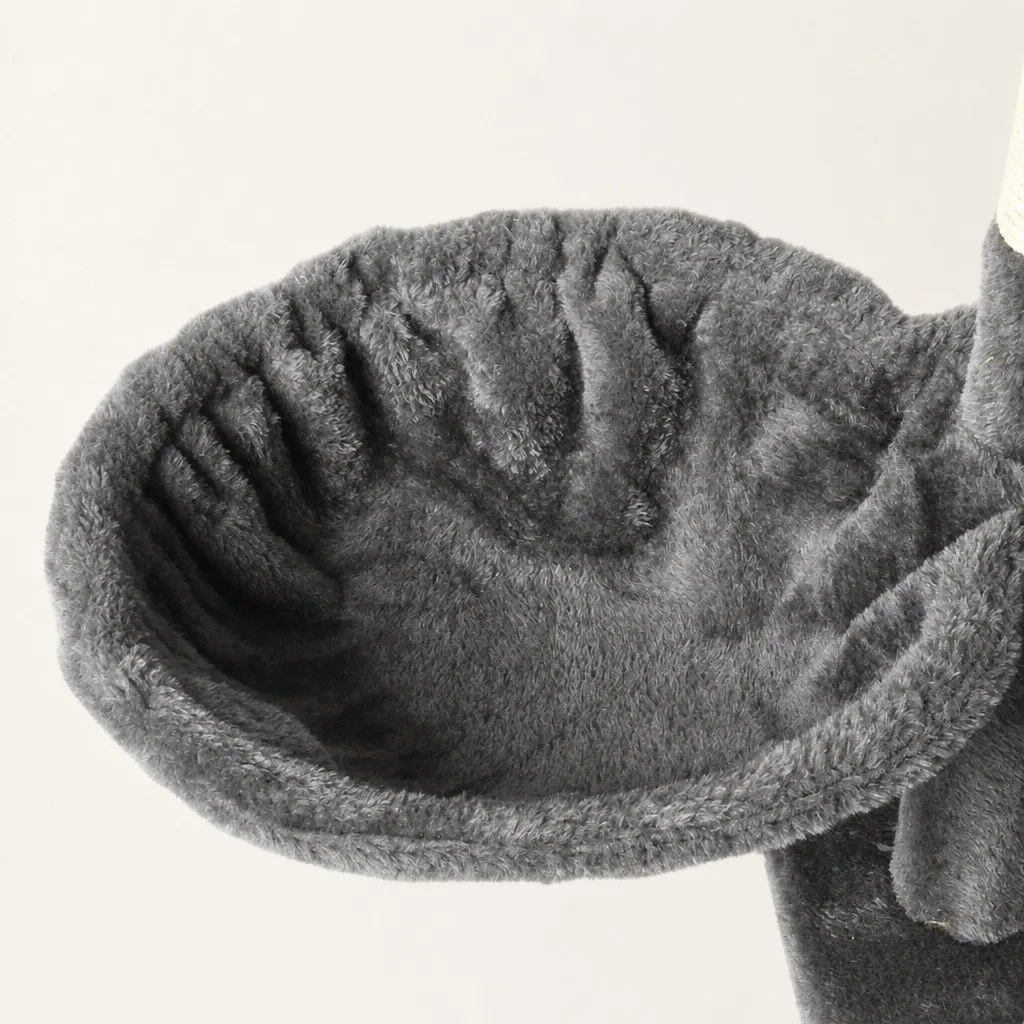 130cm Cat Tree with Multi-Level Platforms