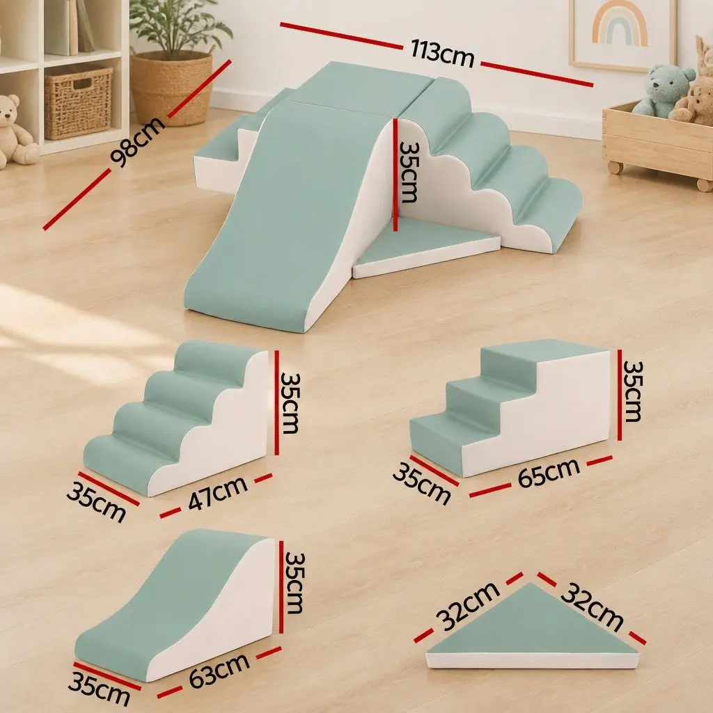 4-Piece Foam Kids Climbing Blocks Set