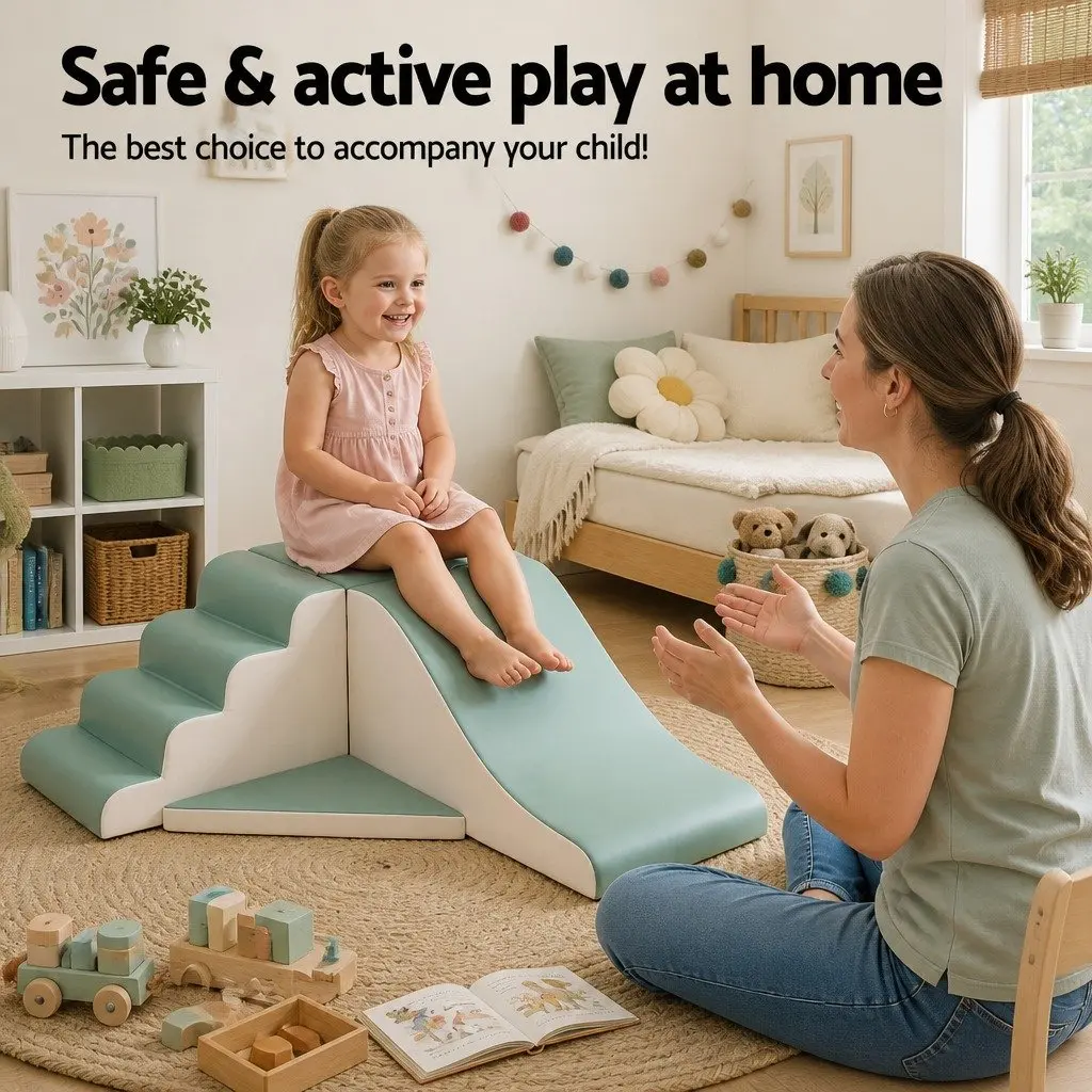 4-Piece Foam Kids Climbing Blocks Set