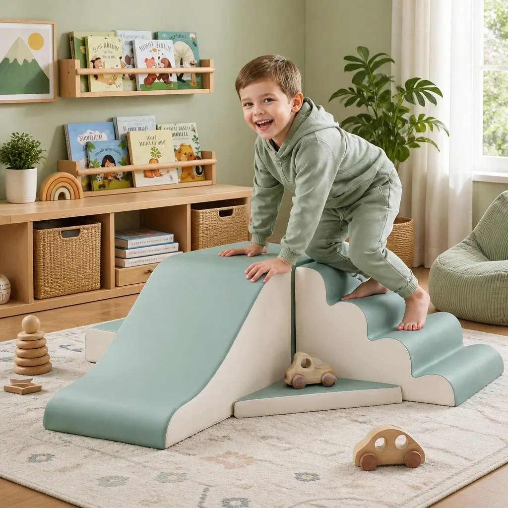 4-Piece Foam Kids Climbing Blocks Set