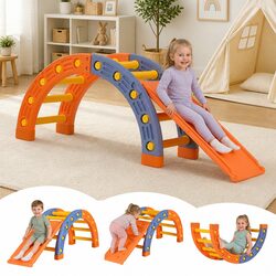 Durable Kids Climbing Frame Set with Slide for Fun