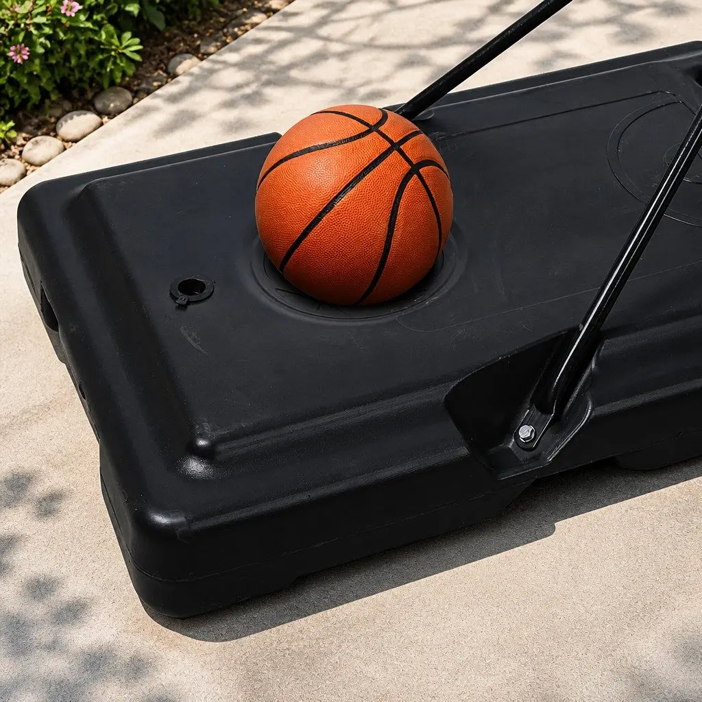 Adjustable Portable Basketball Hoop with Shatterproof Backboard