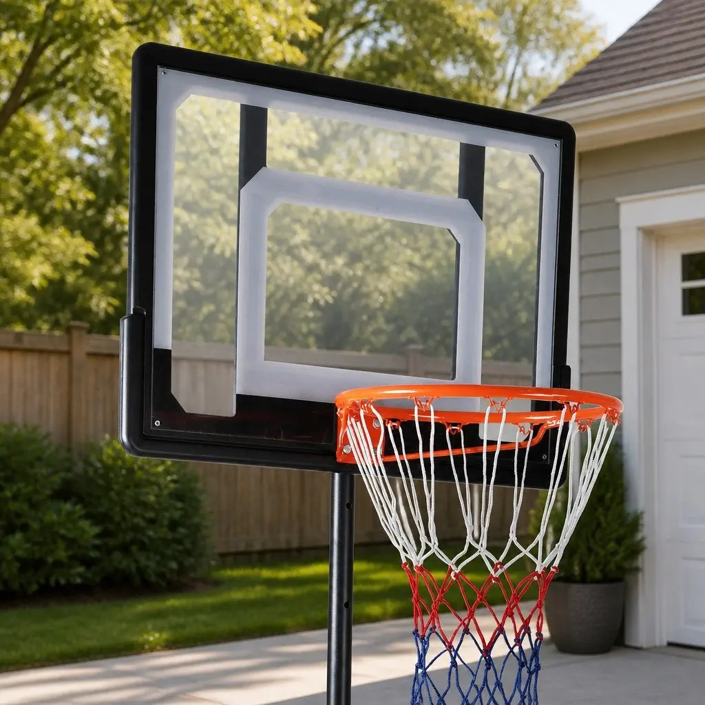 Portable Basketball Hoop Stand with Adjustable Height