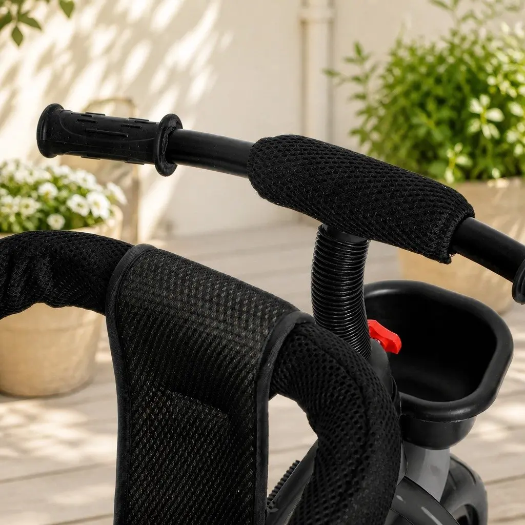 Kids Tricycle with Storage and Push Handle