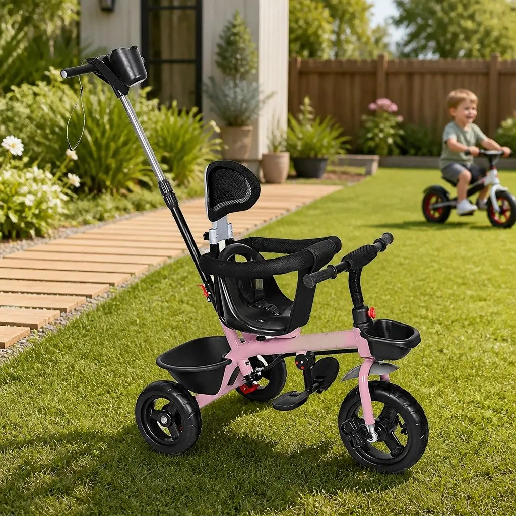 Kids Tricycle with Adjustable Handlebar & Storage