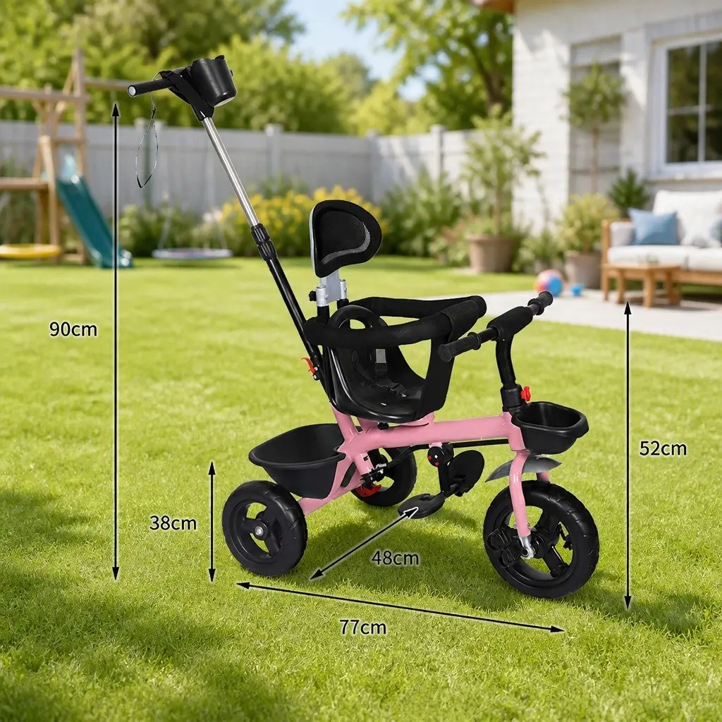 Kids Tricycle with Adjustable Handlebar & Storage