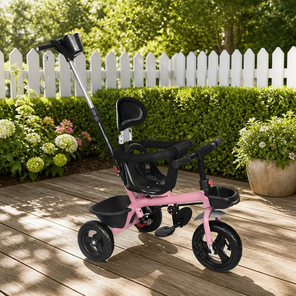 Kids Tricycle with Adjustable Handlebar & Storage