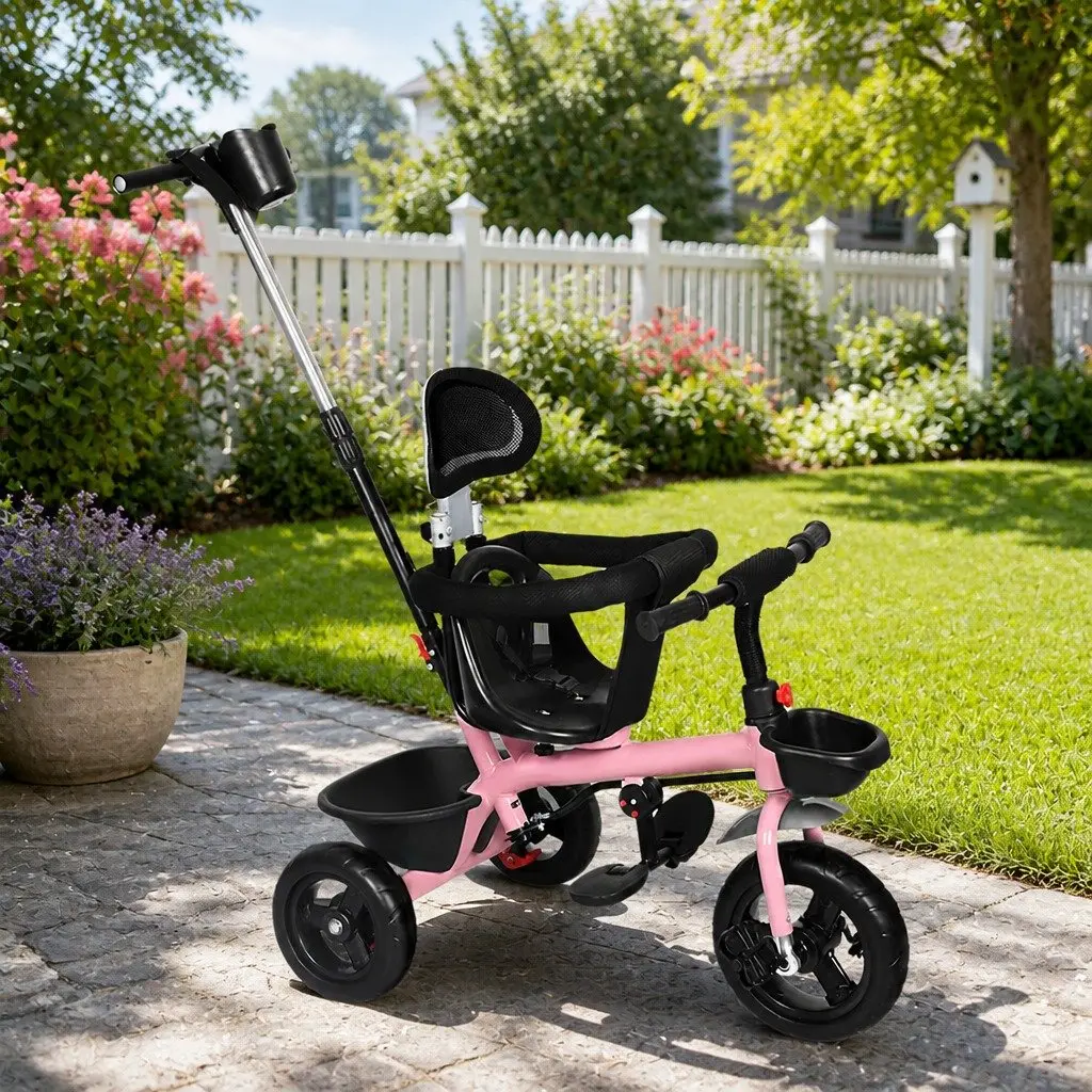 Kids Tricycle with Adjustable Handlebar & Storage