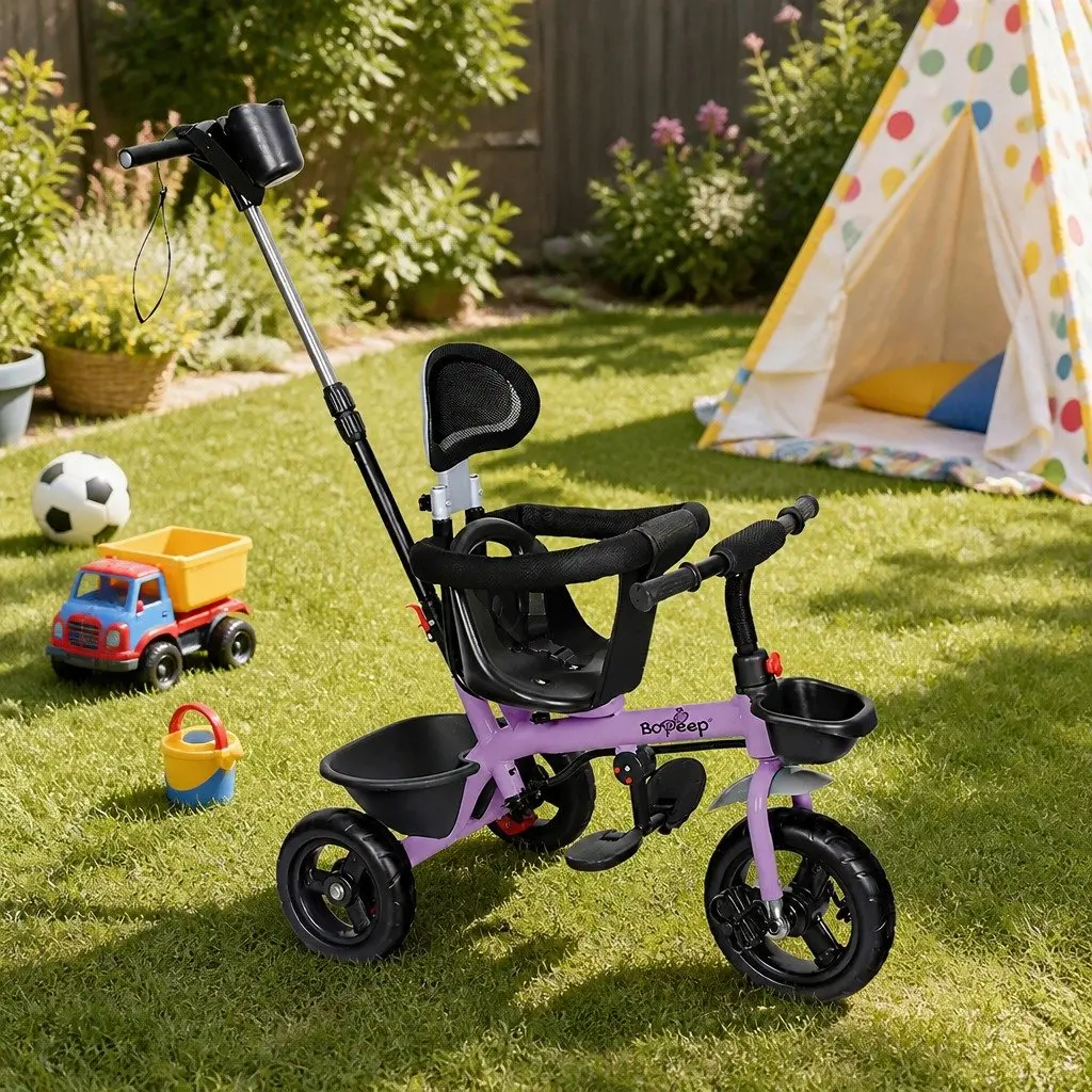 Kids Tricycle with Adjustable Handlebar and Storage
