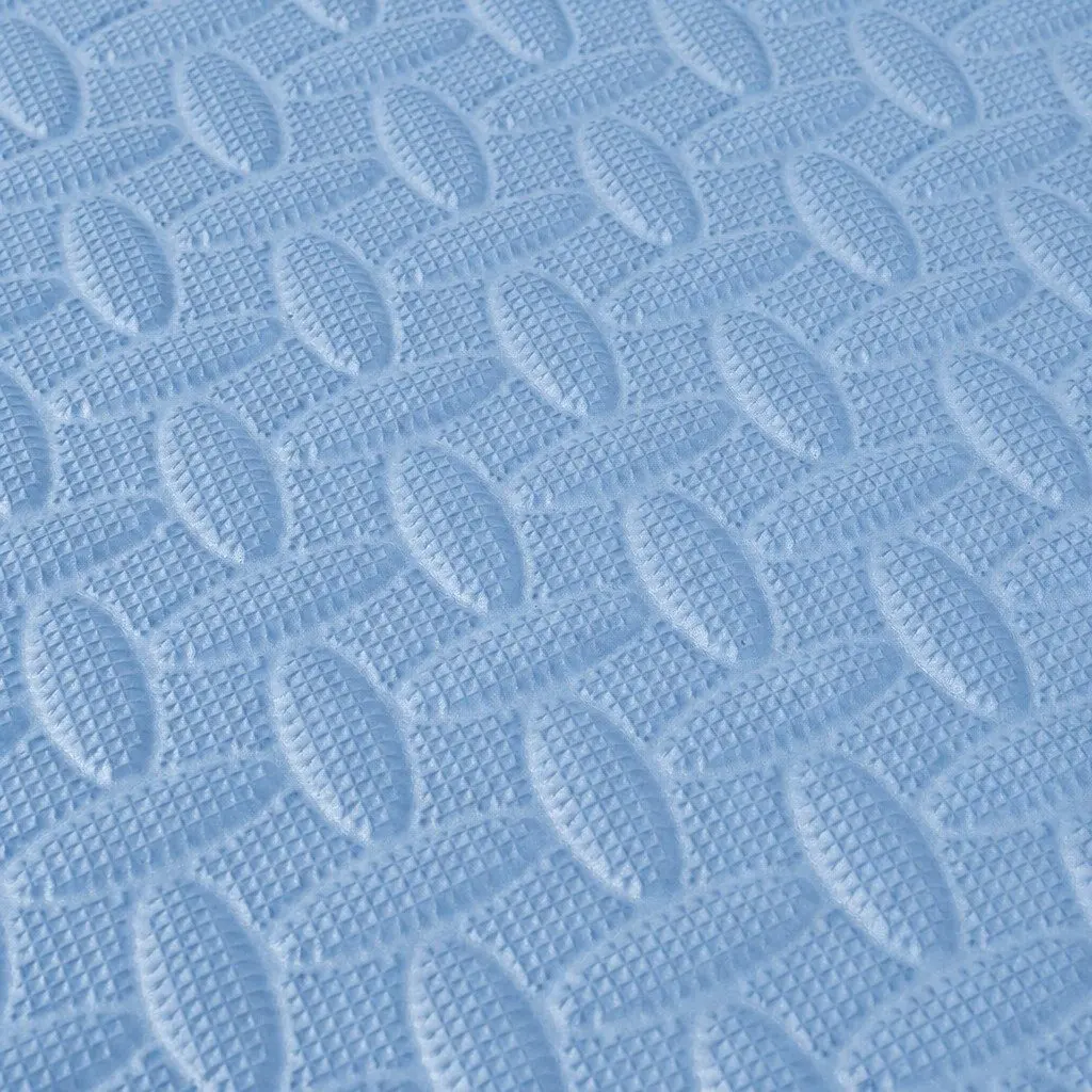 Blue EVA Foam Kids Play Mat Interlocking Tiles