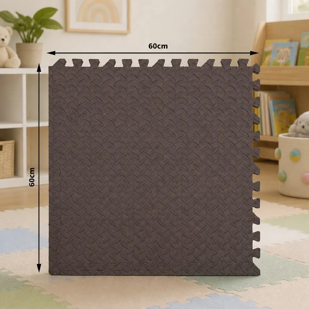 Kids Play Mat Tiles EVA Foam Interlocking Puzzle 60cm x 60cm Multi Colour