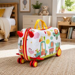 Durable Kids Ride-On Suitcase for Travel