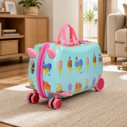 Portable Kids Ride-On Suitcase with Durable Design