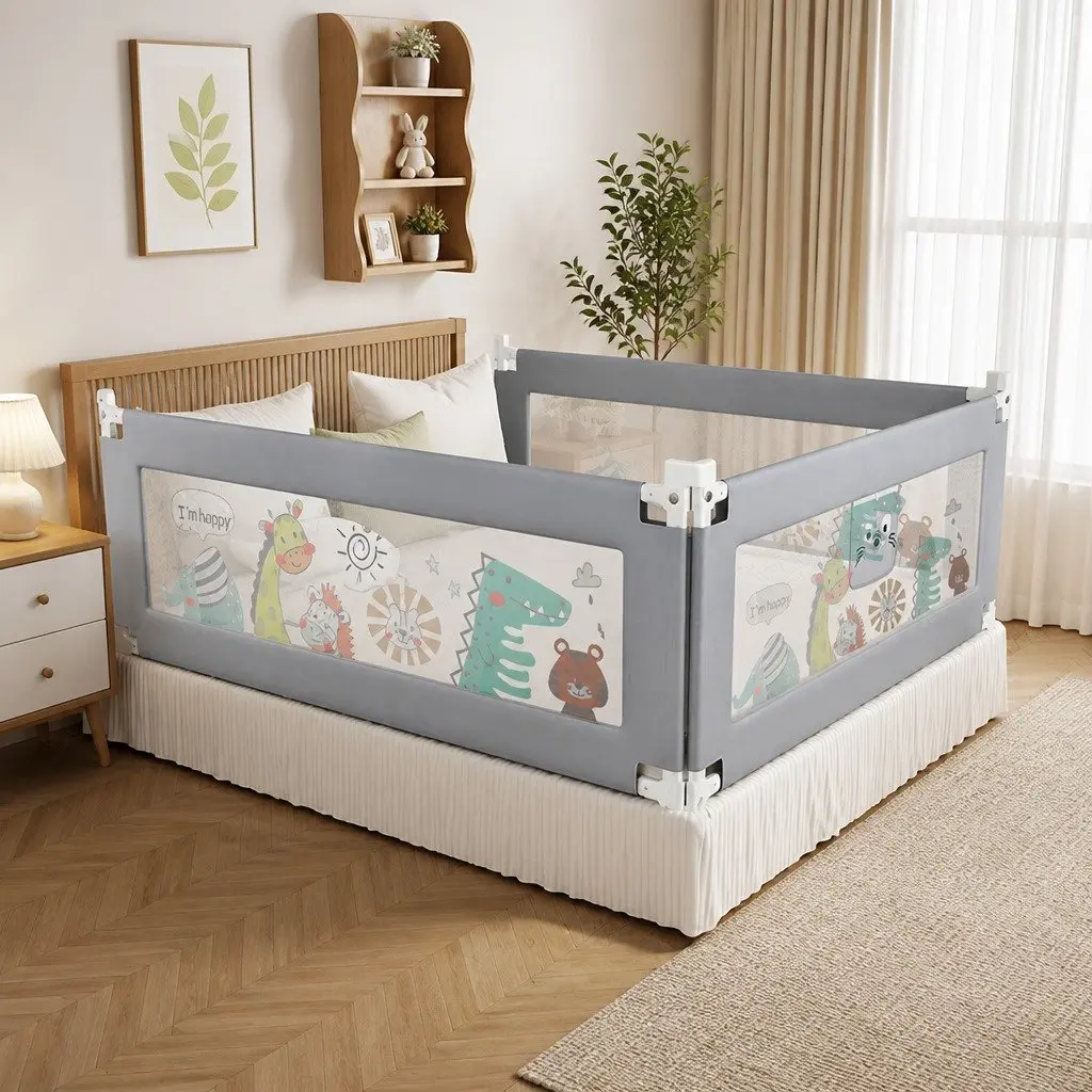 Medium Adjustable Bed Rail Guard for Safe Sleeping