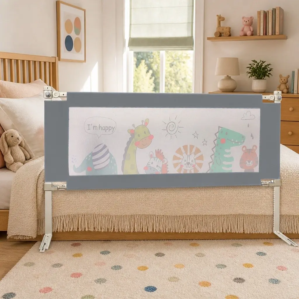 Adjustable Kids Bed Rail Guard for Safe Sleep