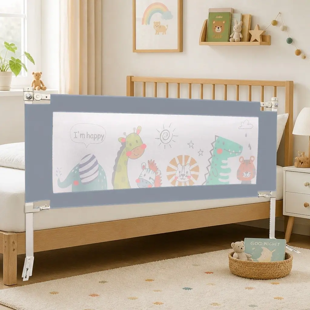 Kids Safety Bed Rail Guard with Adjustable Height