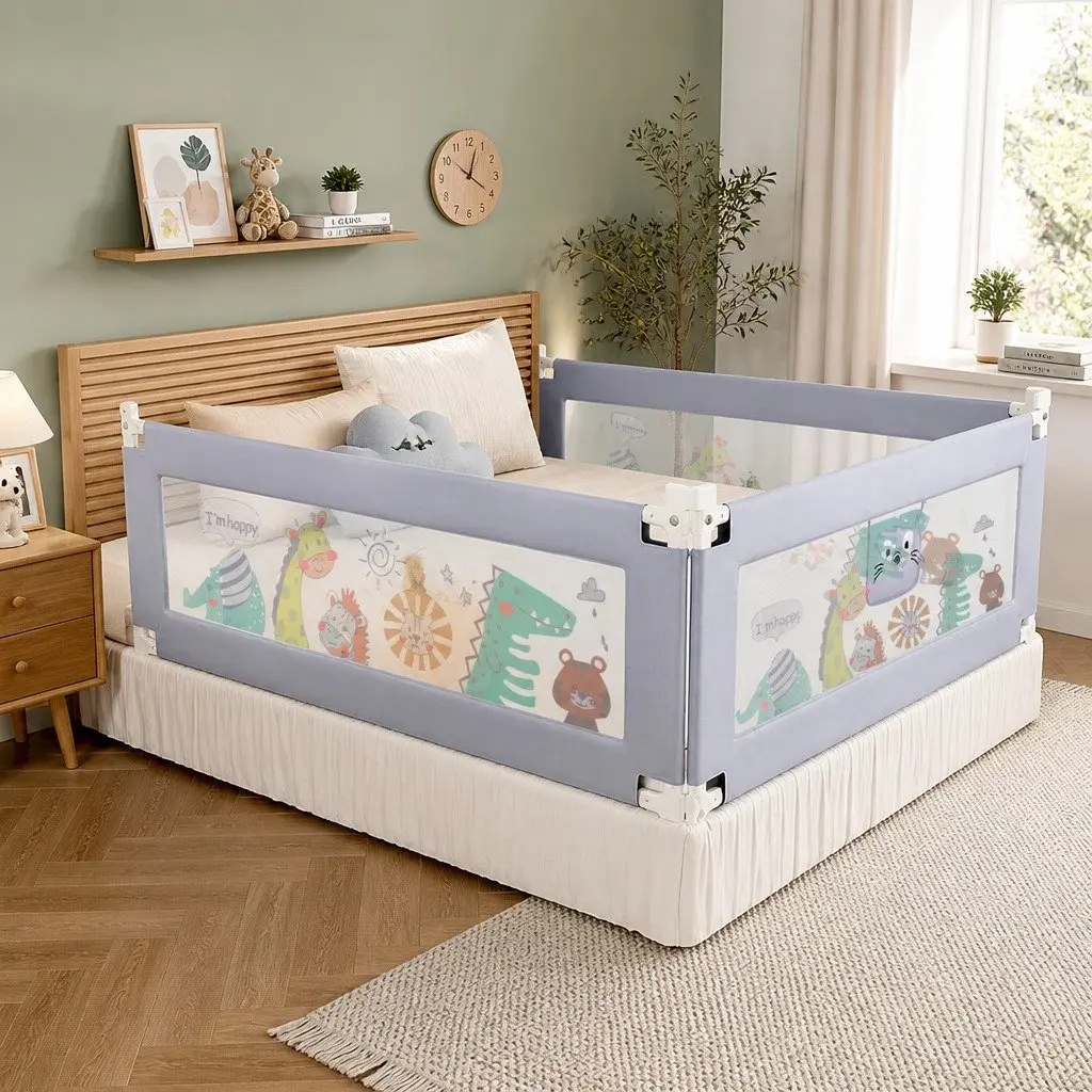 Kids Safety Bed Rail Guard with Adjustable Height