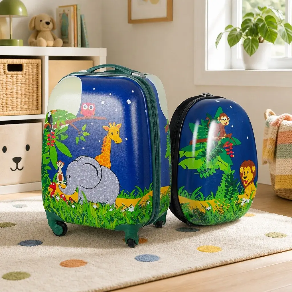 Kids Luggage Set with Suitcase and Backpack