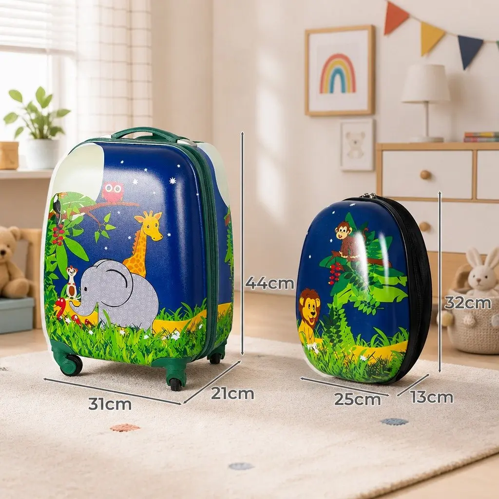 Kids Luggage Set with Suitcase and Backpack