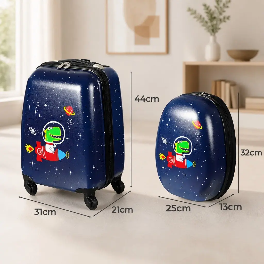 Kids Luggage Set 2PC Carry-On Suitcase Backpack Travel School Lightweight