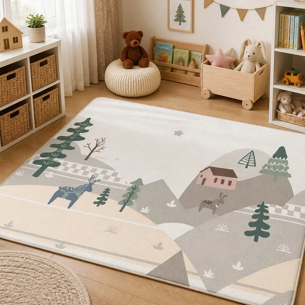 Kids Play Mat for Crawling and Tummy Time
