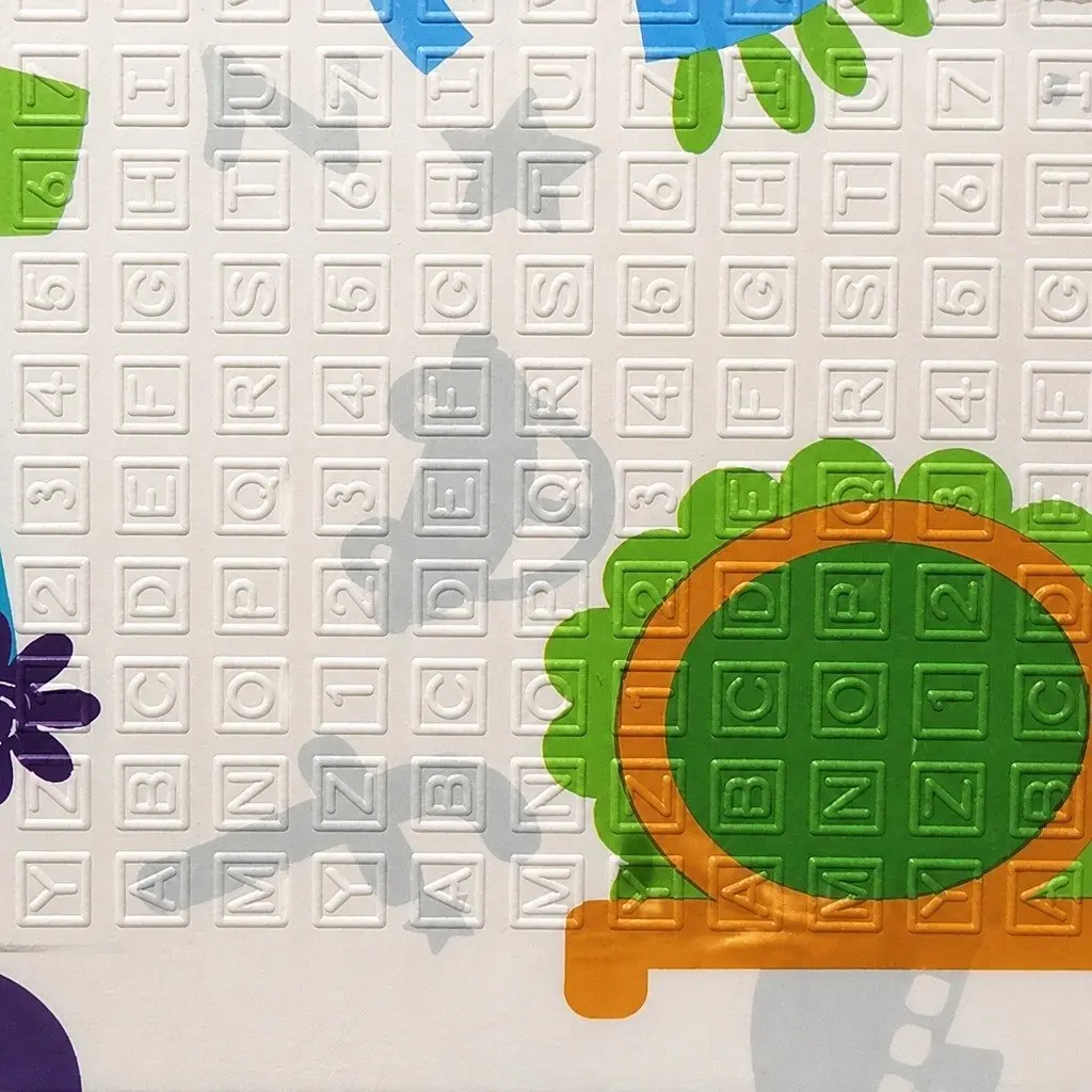 Double-Sided Kids Play Mat for Tummy Time Activities