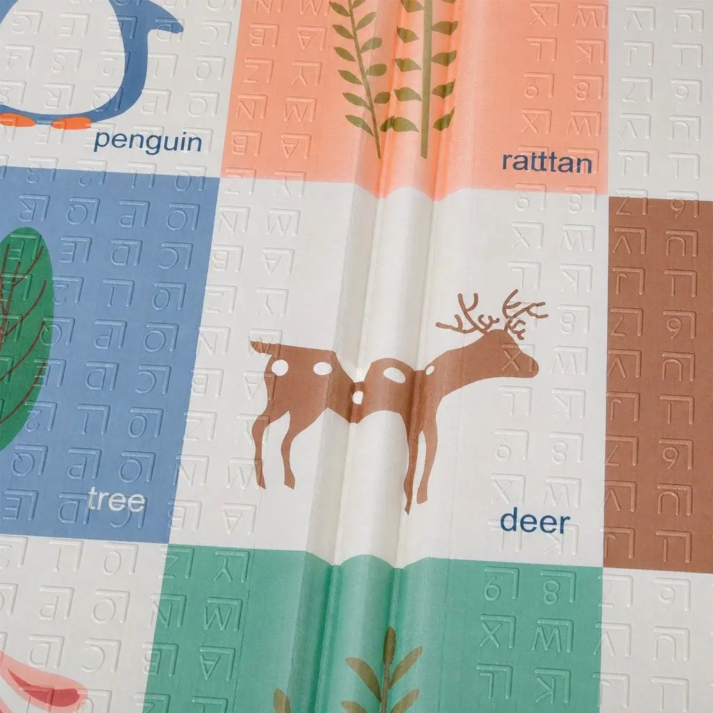 Double-Sided Foam Kids Play Mat for Safe Crawling