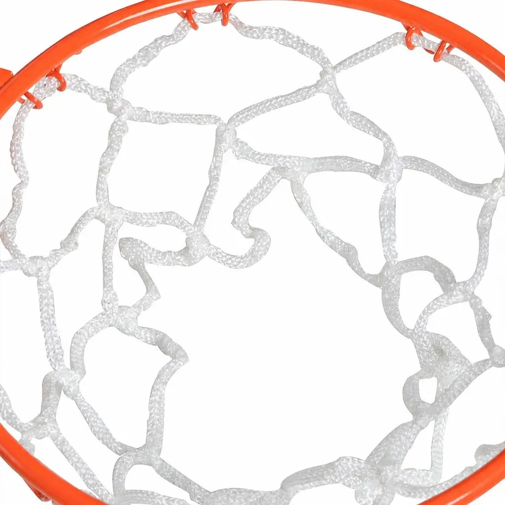 Mini Basketball Hoop Steel 45cm x 30cm White and Black