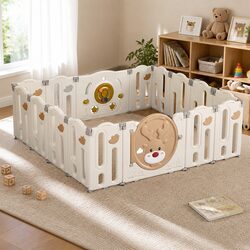 High-Quality Kids Playpen Baby Safety Gate 16 Panels